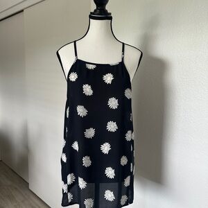 CAbi Blue and White Floral Camisole